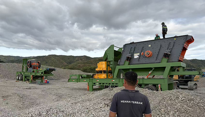 Henan Terbaik 100 TPH Mobile Stone Crusher Station Successfully Commissioned in the Philippines